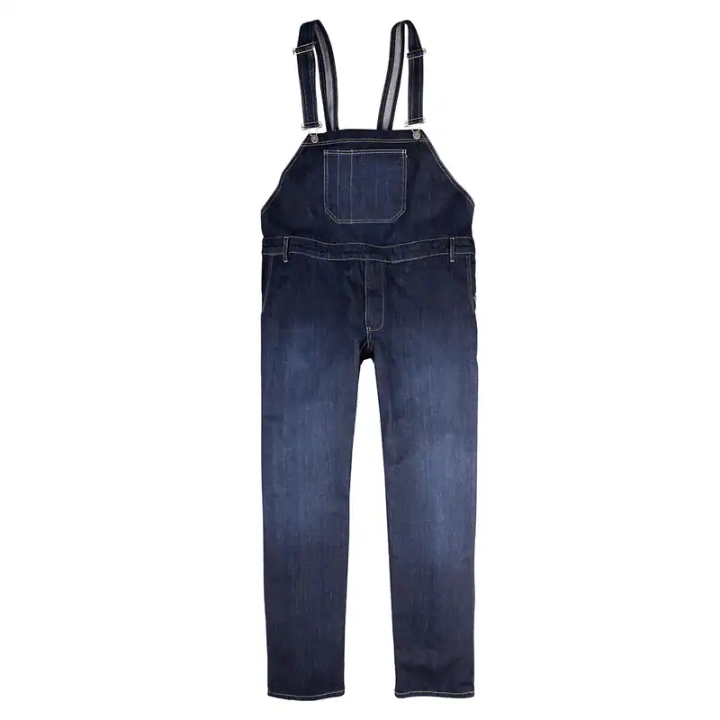 XXL Abraxas Jeans-Latzhose blue stonewash 100% Cotton, 2XL-12XL bequem u. robust