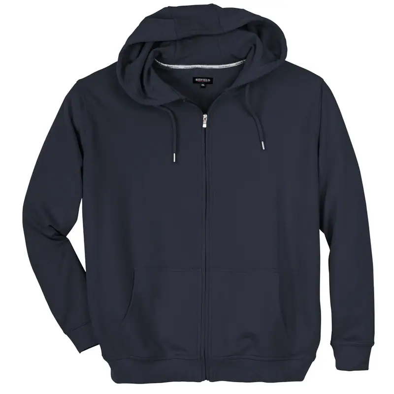 Redfield Sweatjacke dunkelblau Übergrößen 2XL 3XL 4XL 5XL 6XL 7XL 8XL 10XL NEU