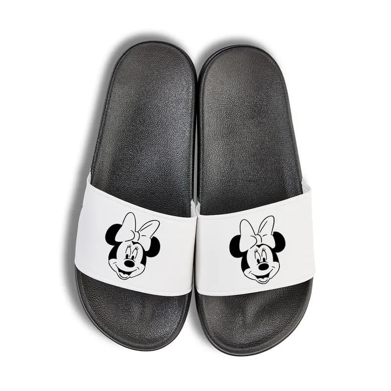 Youth Designz Minnie Unisex Badelatschen Print Logo Fun Spruch Retro Maus Disney