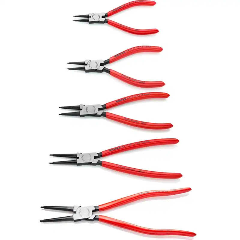 KNIPEX Sicherungsringzangen für Innenringe Atramentiert mit Kunststoff überzogen