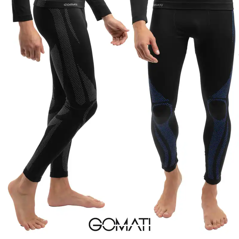 Gomati - Herren Seamless Thermowäsche - Funktionswäsche - lange Unterhose