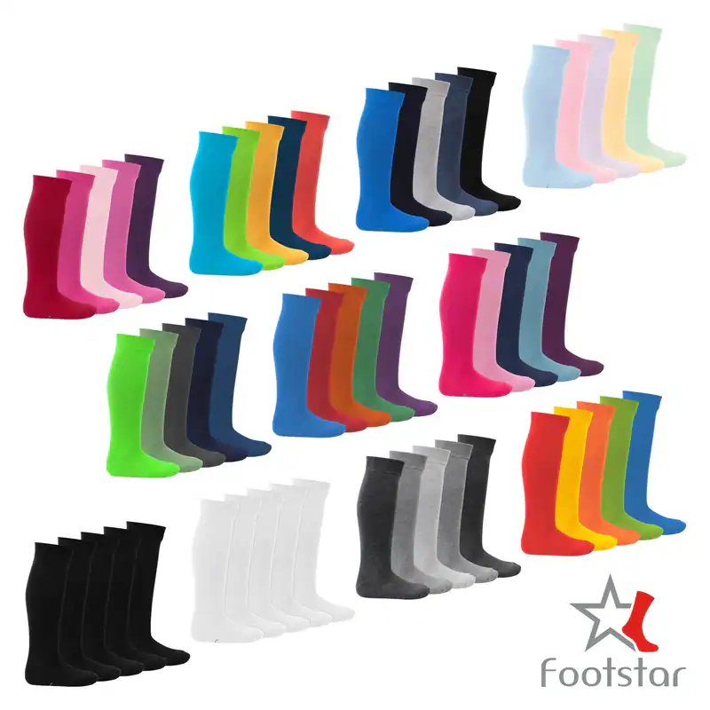 EVERYDAY! Kinder Kniestrümpfe (5 Paar) Socken für Mädchen & Jungen