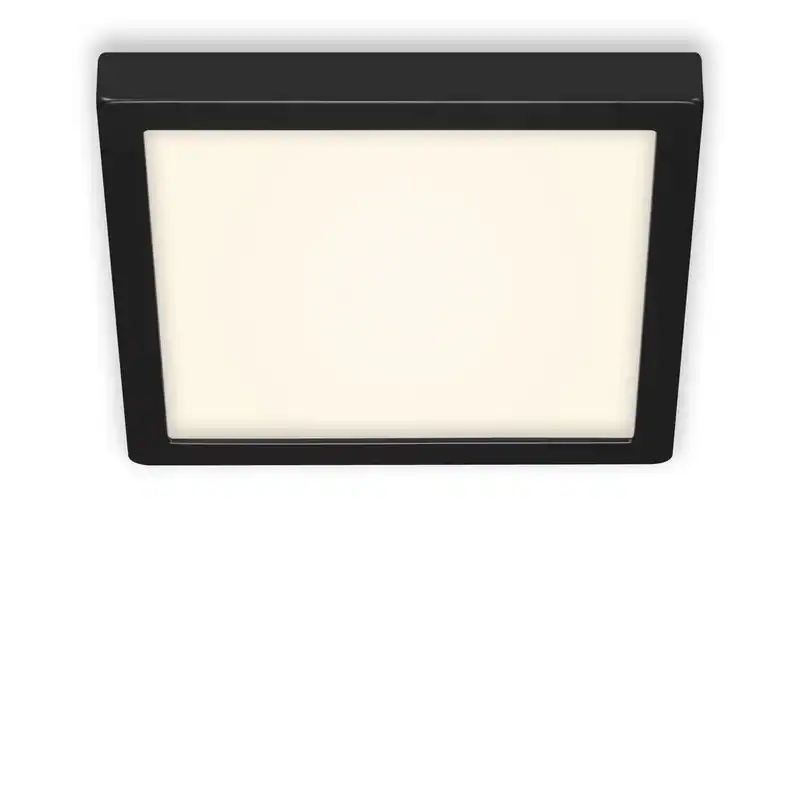 LED Deckenleuchte Deckenlampe 21 W 4.000 Kelvin Schwarz-Weiß Metall Briloner