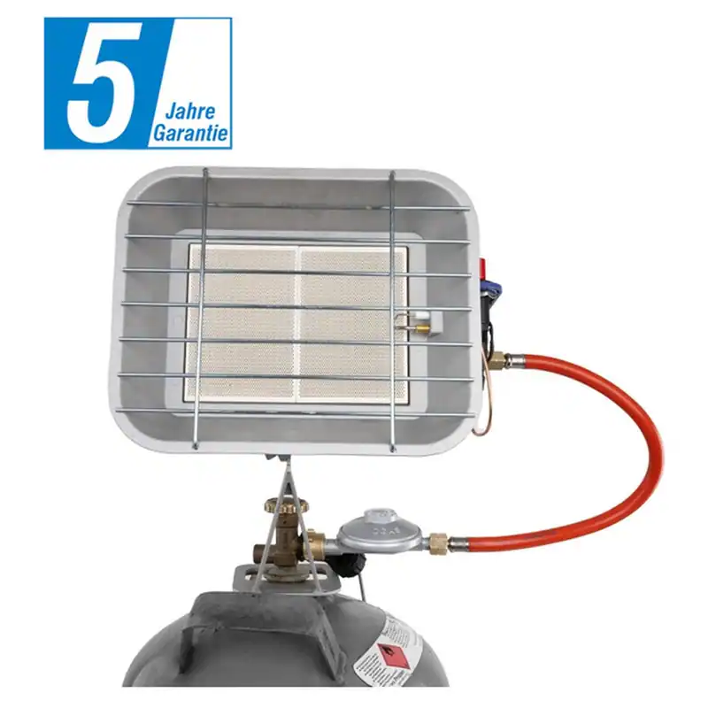 Güde Gasheizstrahler GHS 4200 PIEZO - 4500 W Heizleistung - Aufsatz Gasflasche