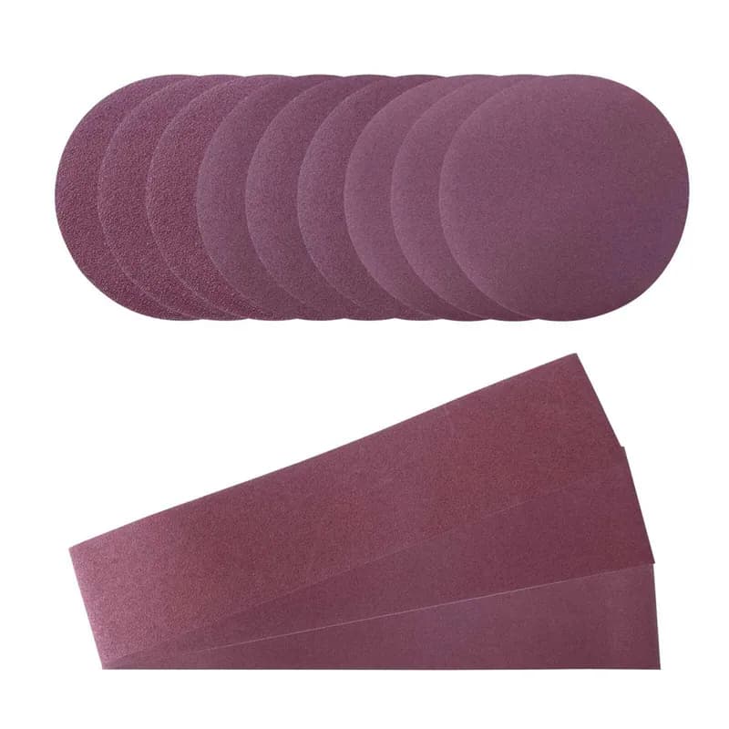 Scheppach Schleifbänder Set Schleifpapier 12-teilig Körnung 80/120/180
