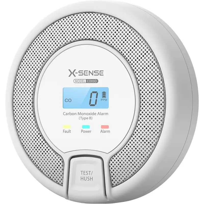 X-Sense CO Melder mit Digitalanzeige CO03D Kohlenmonoxidmelder, Akkurater Sensor