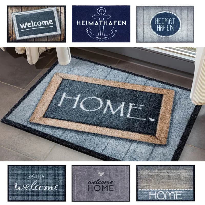 Türmatte Deco Brush Outdoor Flur Eingang Fußmatte außen Matte waschbar 50x70 cm