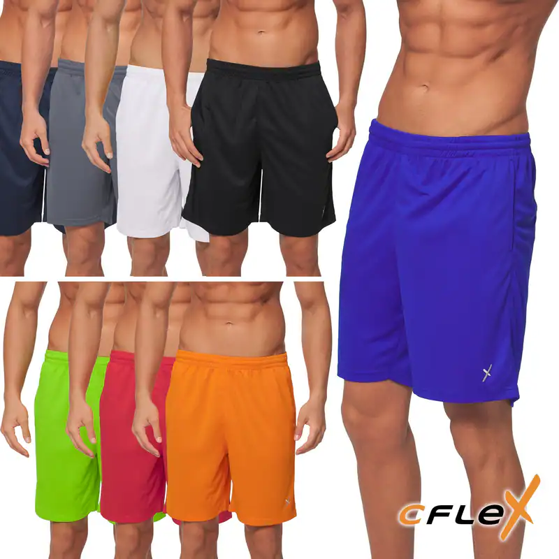 CFLEX Herren Sport Shorts Kurze Fitness Hose Quick Dry