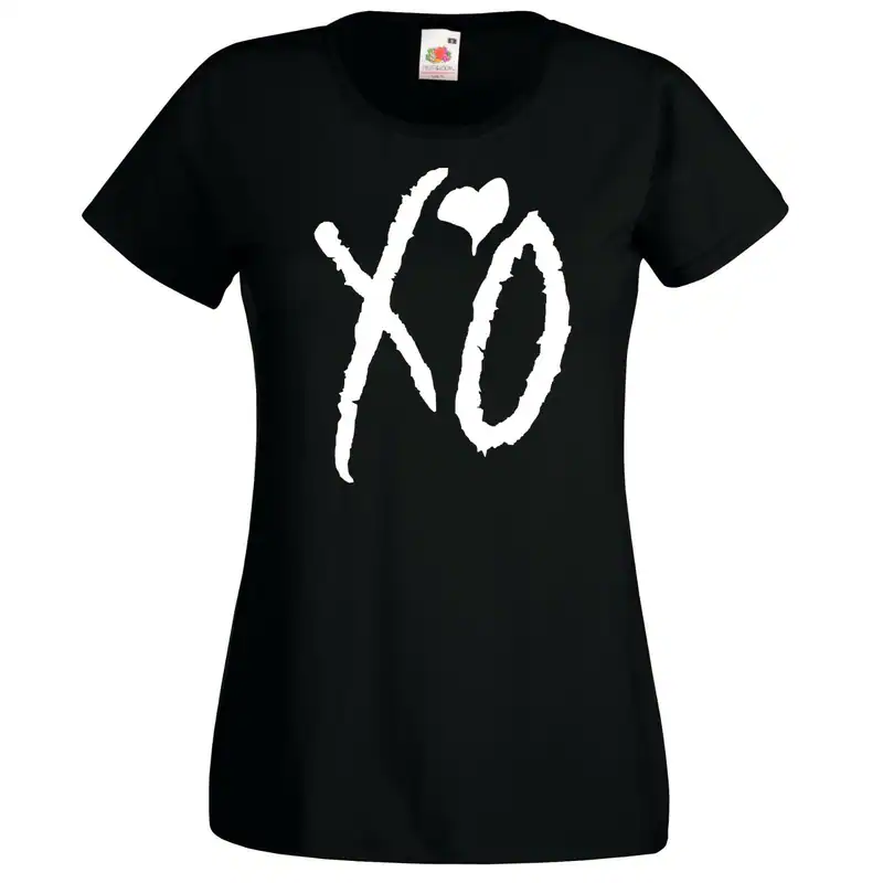 Youth Designz XO The Weeknd Damen T-Shirt Print Fashion Hip Hop Rap Musik Logo