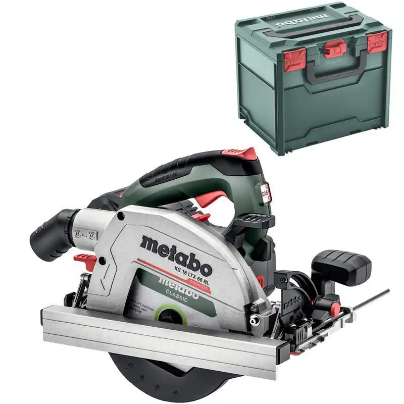 Metabo Akku Handkreissäge KS 18 LTX 66 BL 18V Solo ohne Akku / Ladegerät metabox