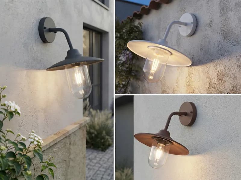 Ideen Terrassenlampen Außenbeleuchtung Garageneinfahrt Hausbeleuchtung Haustür