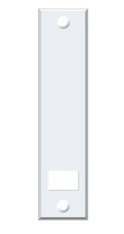 Schellenberg Gurtwickler-Abdeckplatte Standard mit 135 mm Lochabstand in Weiß