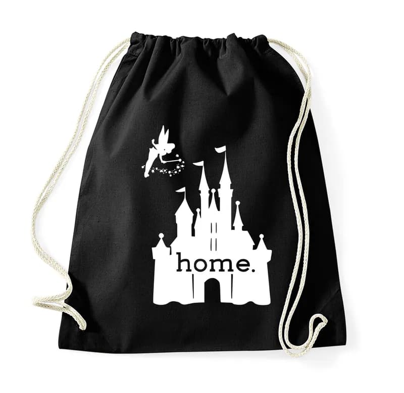Youth Designz Baumwoll Beutel Turnbeutel Tasche Home Schloß Märchen Prinzessin