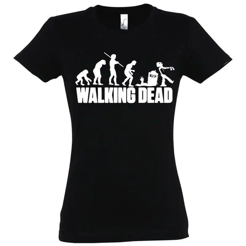Youth Designz Walking Dead Damen T-Shirt Nerd Zombies Serie Rick Überleben Fun