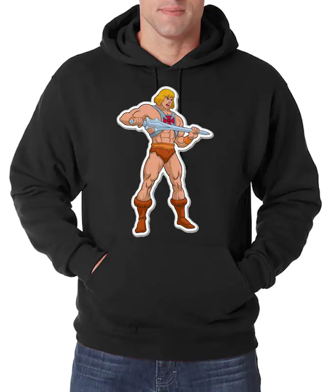 Youth Designz Herren Hoodie He Man Pullover Logo Print Masters Orko Universe Fun