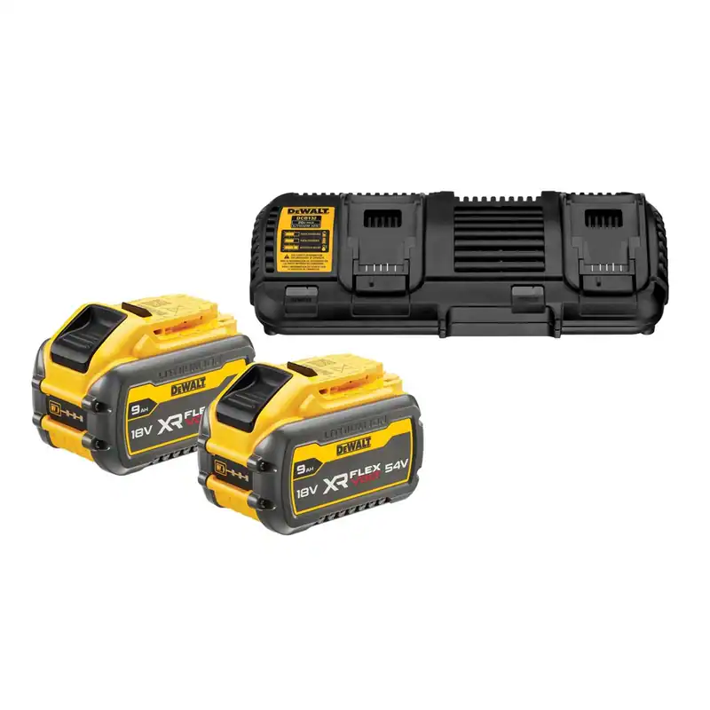 DeWalt Akku-Starter-Set DCB132X2-QW - 18 / 54V - 2x162Wh - XR - Doppelladegerät