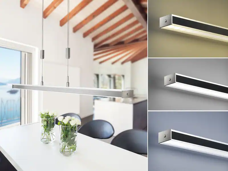 LED Hängeleuchten höhenverstellbar und dimmbar für Esszimmer Küchenlampe hängend