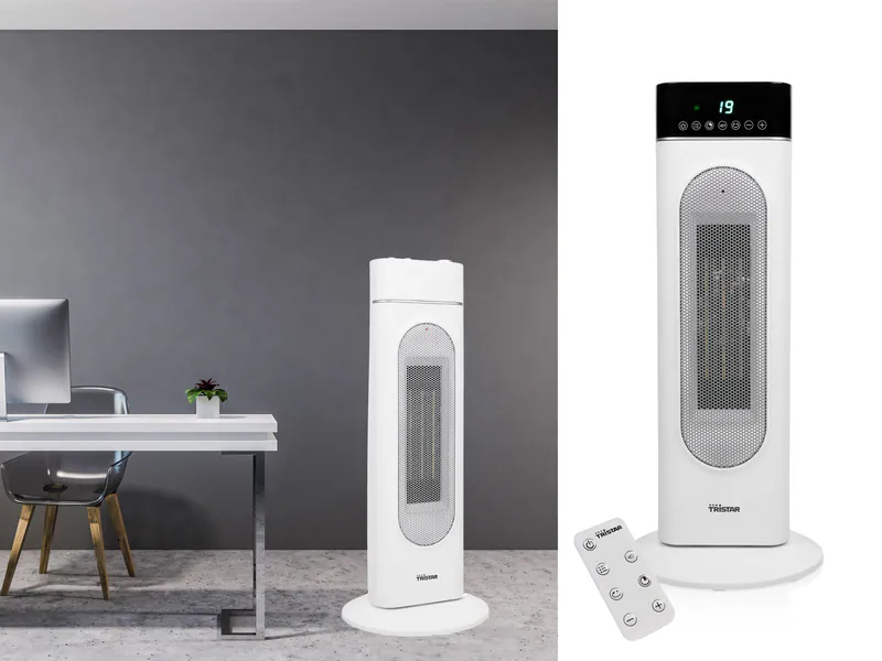 Keramik Turmheizlüfter für große Räume mit Ventilator Elektroheizer