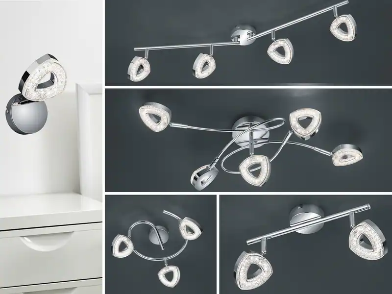 LED Punktstrahler für innen Deckenstrahler mehrflammig Lichtspots Ankleidezimmer