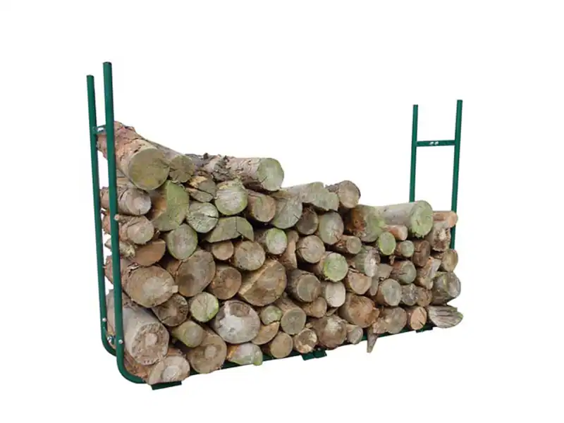 Holzablage für Kaminholz stapeln Feuerholz Aufbewahrung Lager Gestell für Garten