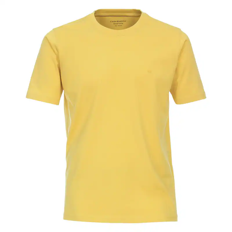 CasaModa Übergrößen Basic T-Shirt gelb