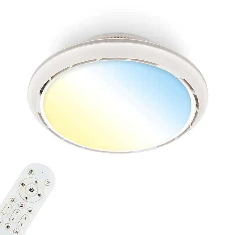 Deckenventilator mit Beleuchtung Fernbedienung Ventilator mit Licht CCT Dimmbar