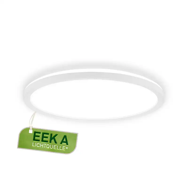 LED Deckenlampe mit EEKA Lichtquelle 50.000h Licht, Indirektes Licht, Flach weiß