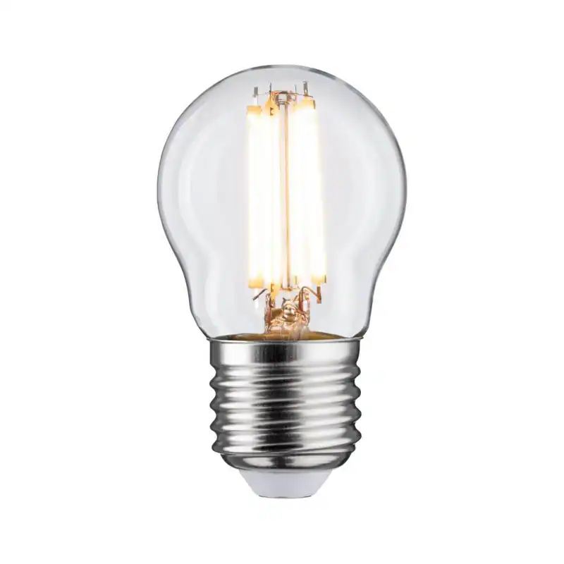 Paulmann LED Filament Tropfen, Ø 45 mm, 6,5W = 60W, E27, 806 lm, klar, Warmweiß