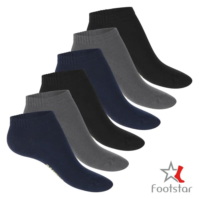 Damen Viskose Sneaker Socken (6 Paar) Soft Ankle Socks