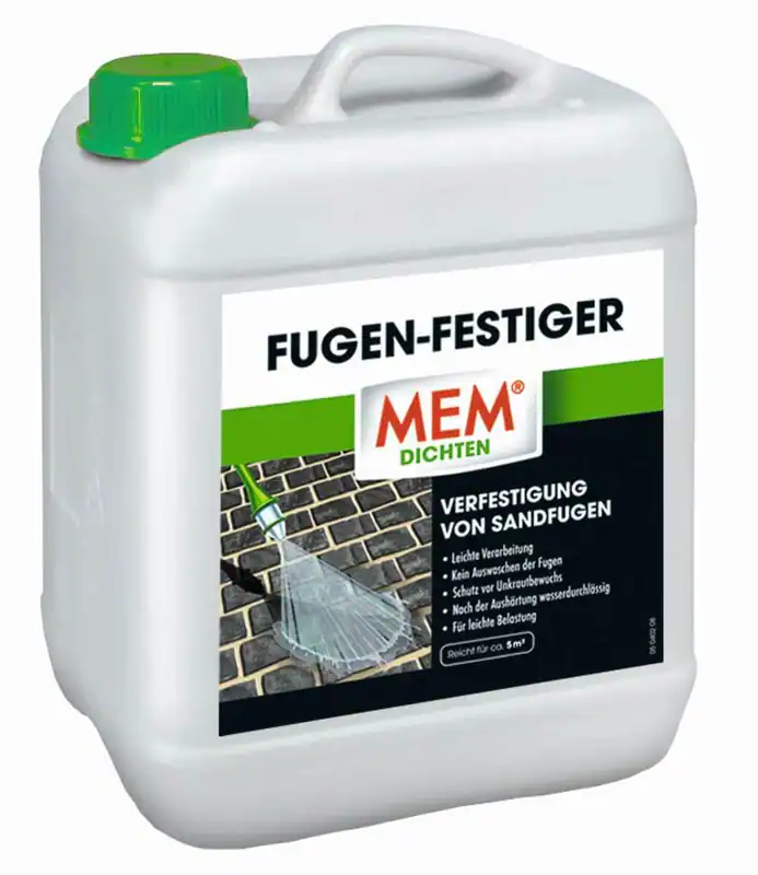 MEM Fugen-Festiger 5 l Sandfugen verfestigen Versiegelung Fugenrisse sanieren