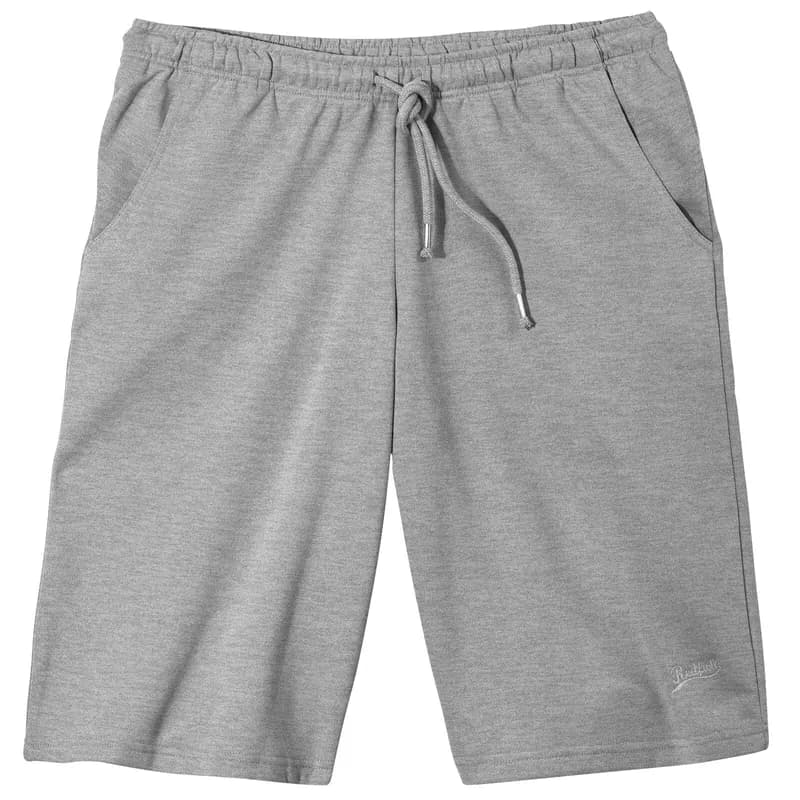 Redfield Joggingbermuda Übergröße grau melange 2XL-10XL, bequem weich hochwertig