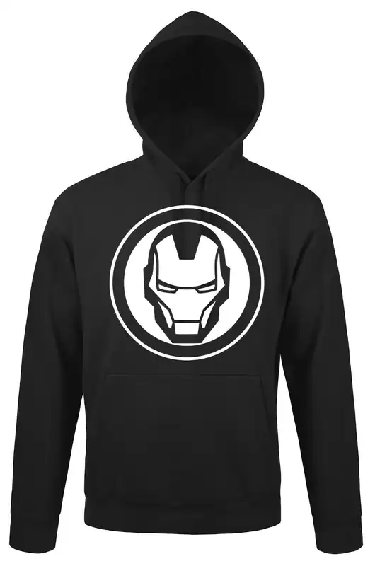Youth Designz Herren Hoodie Ironman Pullover Captain America Thor Hulk Logo Fun