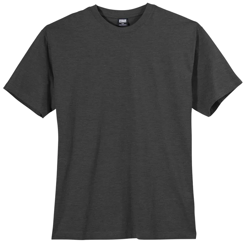 Urban Classics T-Shirt große Größen anthrazit melange