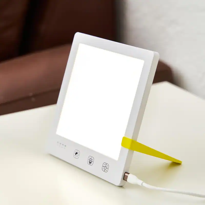 Pertrix LED Therapieleuchte Tageslichtlampe, Weiß, Kunststoff, 10.000 Lux