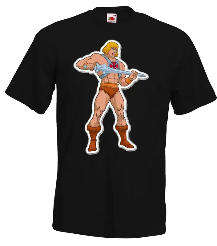 Youth Designz He Man Herren T-Shirt Print Cartoon USA Universe Masters Held Fun