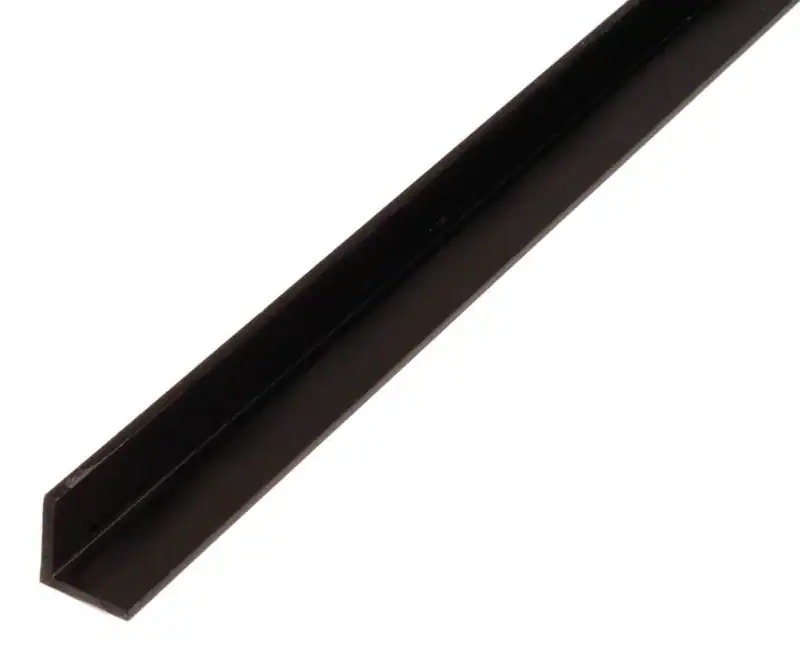 Alberts Winkelprofil, Schwarz, Kunststoff, Profil-Ecke, Winkel, Länge 1 m, 2 m