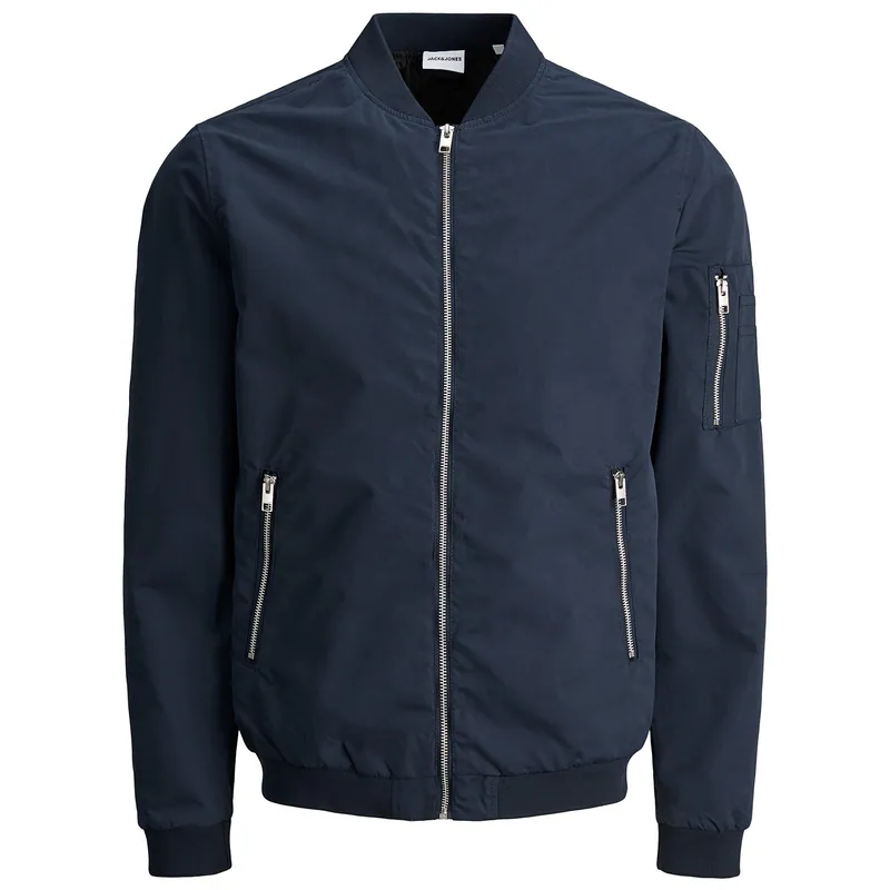 Jack&Jones leichte Bomberjacke navy XXL JJERUSH 3XL 4XL 5XL 6XL 7XL 8XL NEU