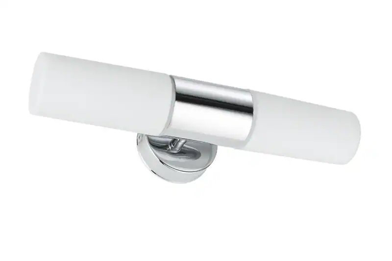 Paulmann Badleuchte WallCeiling Lenia IP44 2x 20W E14 Chrom Opak Metall Glas