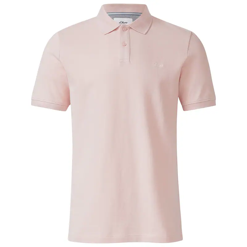 s.Oliver Übergrößen Basic-Poloshirt rosa