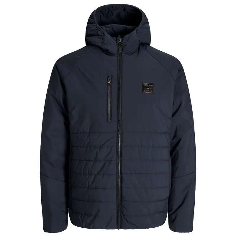 Jack&Jones XXL Kapuzen-Steppjacke dunkelblau JJFINN