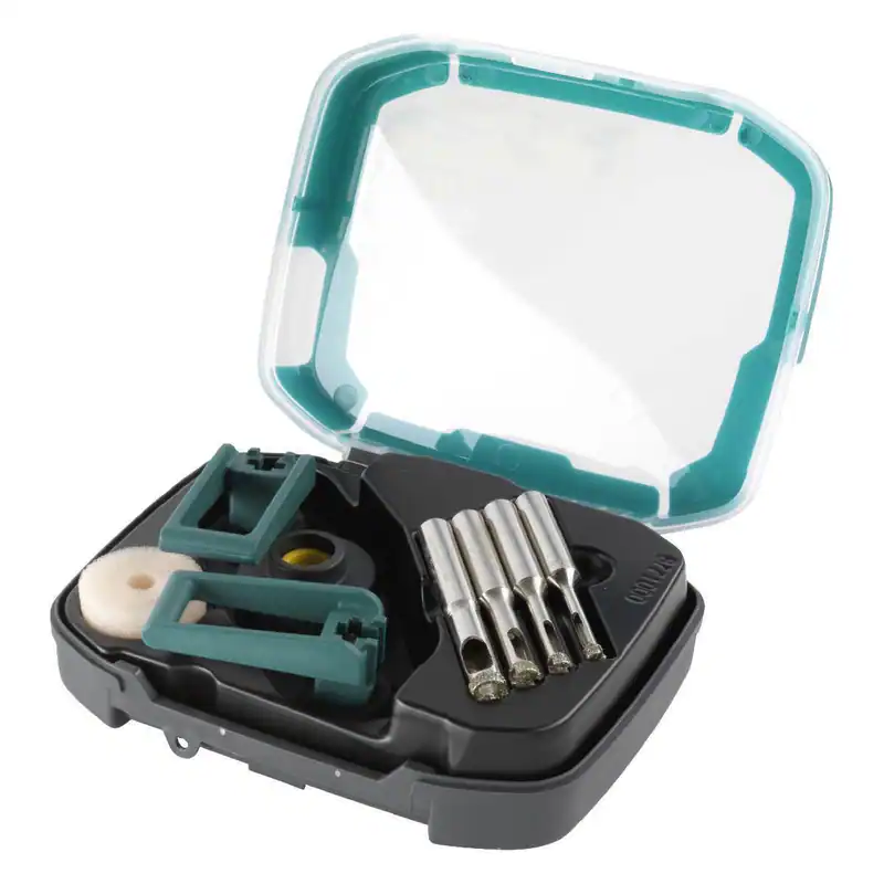 wolfcraft Bohrkronen Set diamantbestreut Ceramic Ø 10mm Fliesen Kacheln