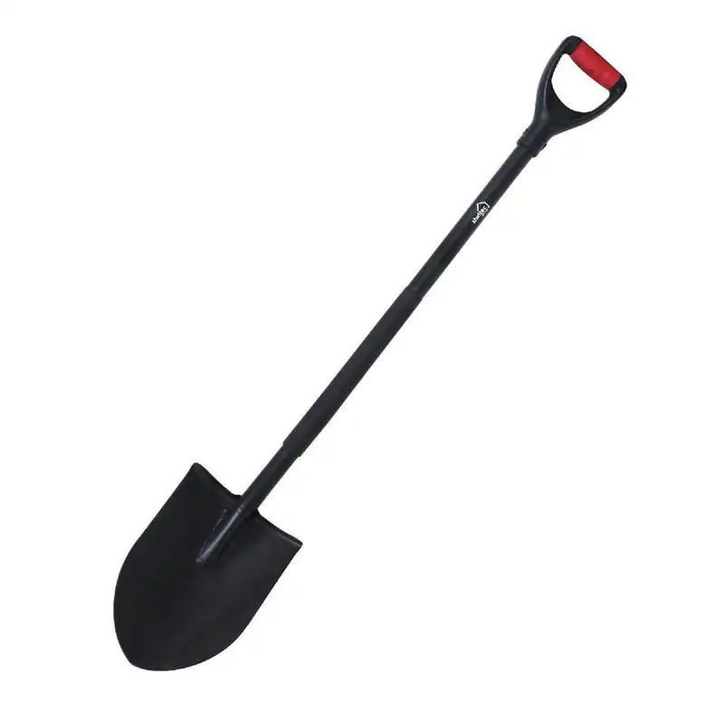 Gartenspaten Spaten spitz rund Schaufel Spatengabel siwitec Stahl Garten 118 cm
