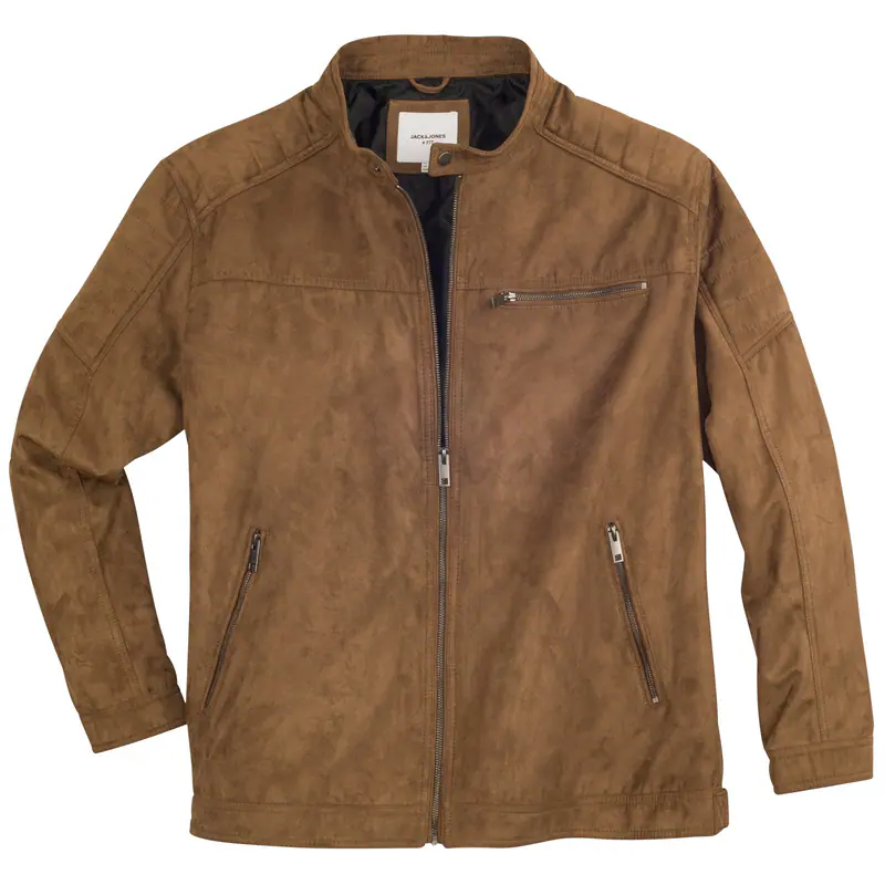 Jack&Jones XXL Jacke Biker-Style cognacbraun 3XL 4XL 5XL 6XL 7XL NEU