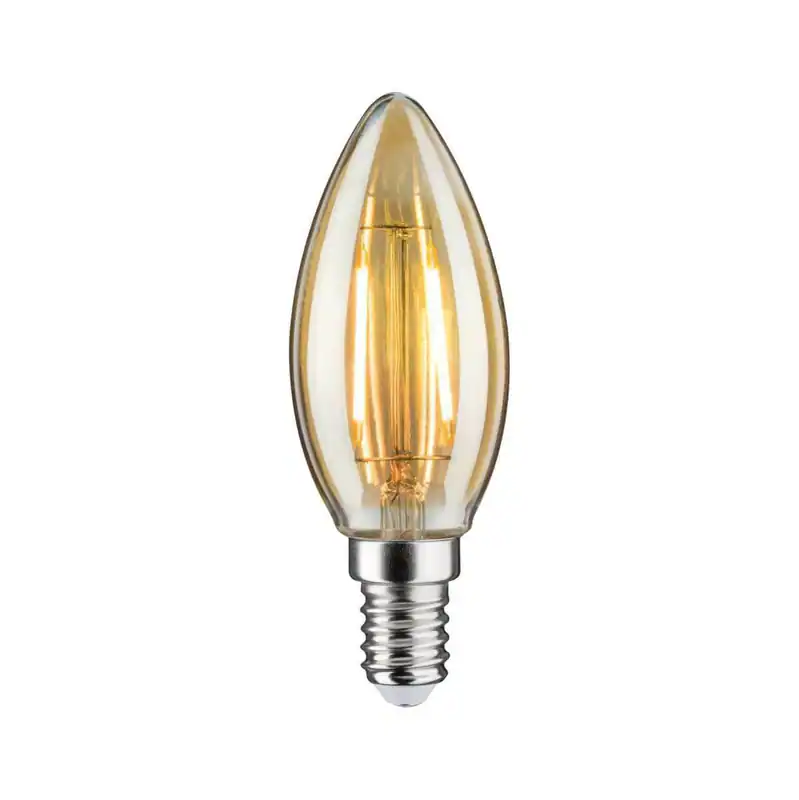 Paulmann LED Kerze 2,6 W, E14, Gold, Goldlicht
