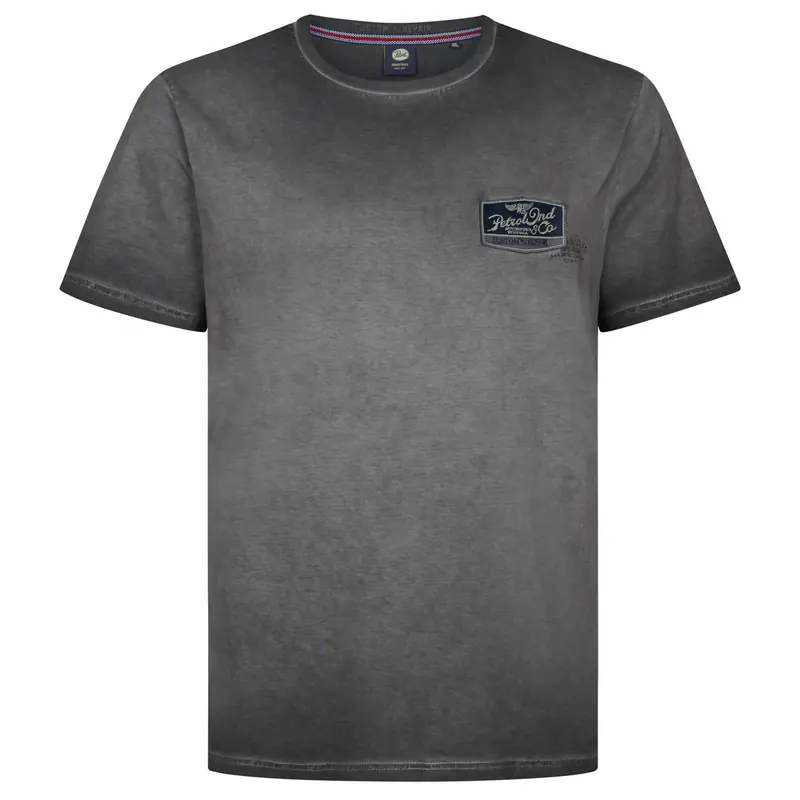 Petrol Industries Übergrößen T-Shirt dunkelgrau used