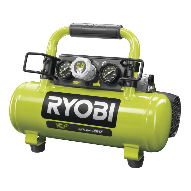 RYOBI Akku-Kompressor ONE+ 18V ohne Akku Kompressor Auto Reifenfüller R18AC-0