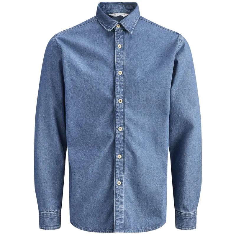 Jack&Jones Übergrößen Jeanshemd JJESTANLEY blau