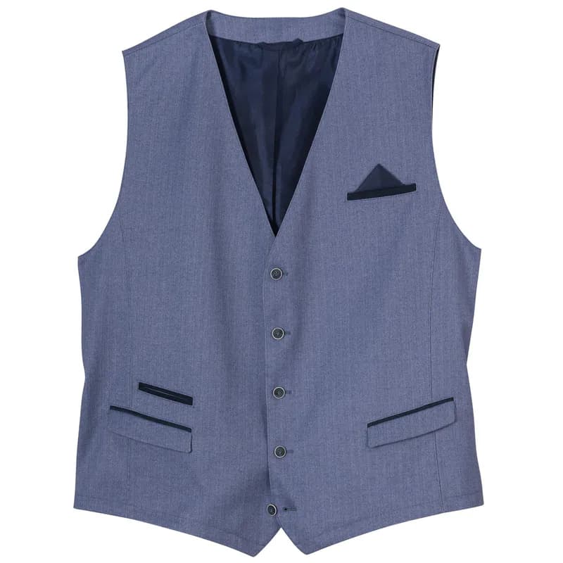 Weis Weste Steve B XXL kornblau melange