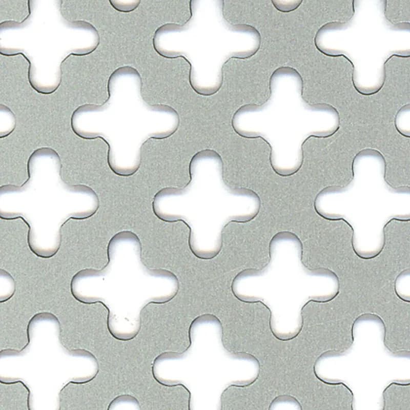 Alberts Kreuzlochblech, ALU, silber, 600x1000x0,8 Alberts Aluminium