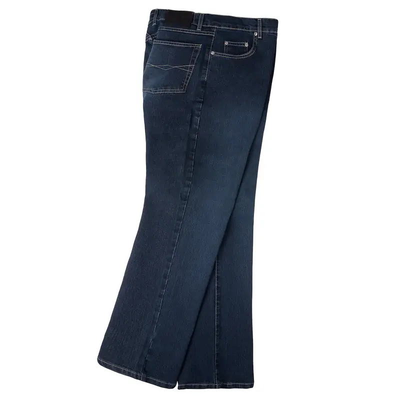 Lucky Star XXL CUSTER Jeans blue black Kontrastnähte US-Gr. 40"-54", bequem NEU